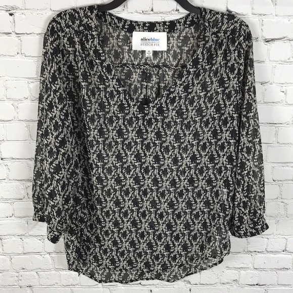 Alice Blue Tops - Alice Blue for Stitch Fix Sz M Blouse